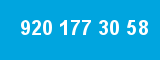 920 177 30 58
